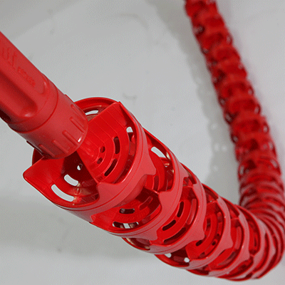 All red swimming lane